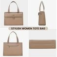 thumbnail image 6 of LOVEVOOK Laptop Bag for Women 15.6 Inch Tote Work Professional Leather Computer Briefcase Waterproof Handbag Shoulder Large Capacity Business Teacher Office Crossbody Purse, 6 of 7