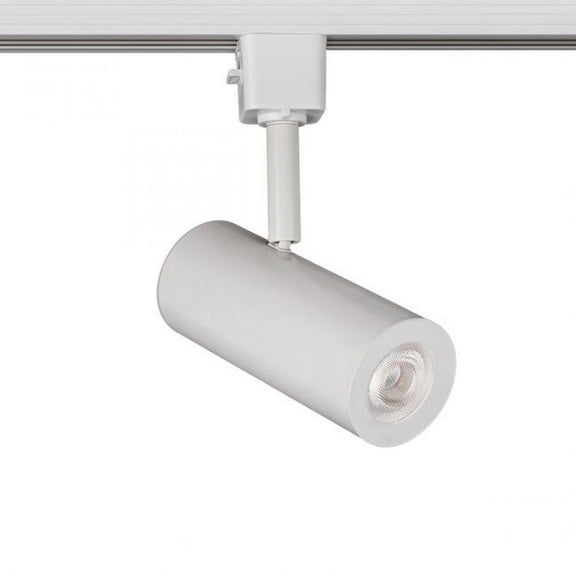 J-2010-930-BR-WAC Lighting-Silo-10W 1 LED J Track Head in Contemporary Style-2 Inches Wide by 7.18 Inches High-Brushed Brass Finish
