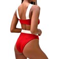 thumbnail image 4 of Sexy mujer moda Bikini Patchwork dos piezas estampado traje de baño conjunto de ropa de playa Fridja nalpqowj58675, 4 of 9