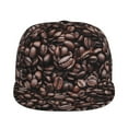 thumbnail image 2 of Haiem Coffee Bean Classic Snapback Cap Flat Bill Hat Baseball Cap Adjustable Size Cotton Dad Hat, 2 of 9