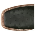 thumbnail image 4 of Justin Boots Mens Doc Bar Full Quill Ostrich Embroidered Wide Square Toe Pu, 4 of 5