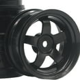 thumbnail image 3 of Llanta de rueda Yotijar 4x 1/: 10 buje hexagonal de 12mm para Axial NEGRO, 3 of 4