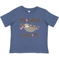 thumbnail image 3 of Inktastic My Nana Loves Me Sloth Girls Baby T-Shirt, 3 of 5