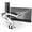 Space Gray, variant on Desky Dual Monitor Arm - Black