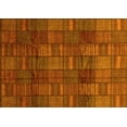 thumbnail image 1 of Ahgly Company Machine Washable Indoor Rectangle Abstract Yellow Modern Area Rugs, 6' x 9', 1 of 4