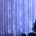 thumbnail image 4 of Guirnalda de luces LED USB para cortina navideña 2024, 8 modos, mando a distancia, para fiestas, jardín, hogar, decoración de bodas, Año Nuevo 2025, 4 of 5