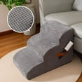 thumbnail image 6 of 2-Step Dog Stairs for Small Dogs - 12.2" High Curved Pet Ramp with Non- Steps for Couch, Sofa, Chair, Indoor Use for Puppies, Cats & Medium Pets, 6 of 8