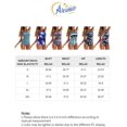 thumbnail image 3 of Womens Color Block Print One Piece Swimsuits Athletic Training Swimwear Bathing Suits, 3 of 3