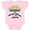 AD-Pink, variant on Inktastic Down Syndrome Awareness Support, Educate, Advocate Boys or Girls Baby Bodysuit