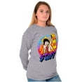 thumbnail image 4 of Betty Boop Air Brushed Hot Stuff Women's Long Sleeve T Shirt Brisco Brands M, 4 of 6