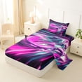 thumbnail image 2 of Erosebridal Racing Car Twin Sheet Sets for Kids Boys Girls, Pink Sports Car Bedding, 1 Flat Sheet, 1 Fitted Sheet and 1 Pillowcase, 2 of 5