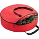 thumbnail image 1 of Contenedor de almacenamiento para coronas navideñas de 30 pulgadas con asas resistentes y caja para coronas con doble cierre de cremallera Contenedor para guirnaldas navideñas para un fácil, 1 of 7