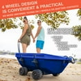 thumbnail image 4 of Cuddy 40 QT Floating Cooler and Dry Storage Vessel with Cuddy Crawler Wheel Kit - Navy, 4 of 7