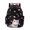 Cat Planet Stars Moon Print Pink Black, variant on SCRAWLGOD Koala Peach Blossom Print Pink School Backpack for Boys Girls Backpack for Kids Teens Elementary Middle School 17 inch Portable Knapsack with Padded Strap