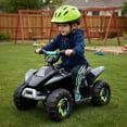thumbnail image 5 of Resenkos 6V Kids Electric ATV Ride-On Toy for Toddlers Ages 3+ – 4-Wheel All-Terrain Quad with Rechargeable Battery, Safety Certified (Black, Blue, Red, White), 5 of 8