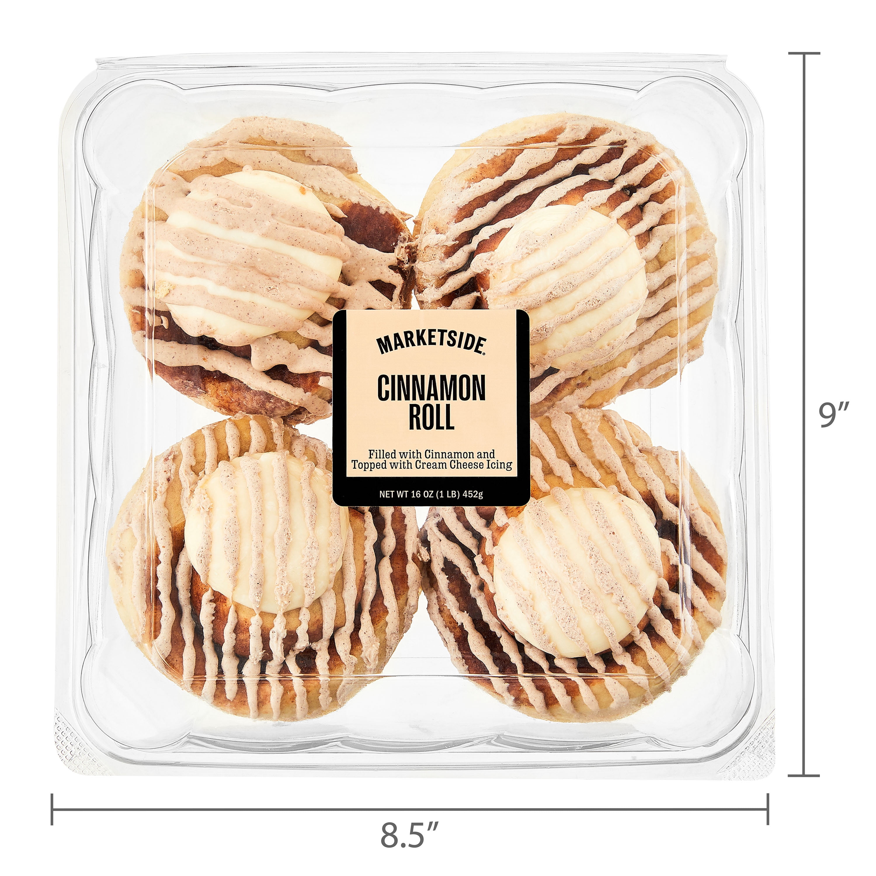 Marketside Baked Cinnamon Rolls, 16 oz , 4 Count