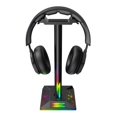 thumbnail image 4 of Soporte para auriculares para juegos RGB ABS Ehuebsd Soporte para suspensión de auriculares Audífonos USB, 4 of 4