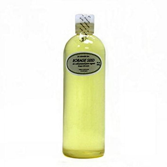 Dr Adorable - 16 oz - Borage Seed Oil - 100% Pure 20% GLA Organic Cold Pressed Natural Hair Skin Care Anti Aging