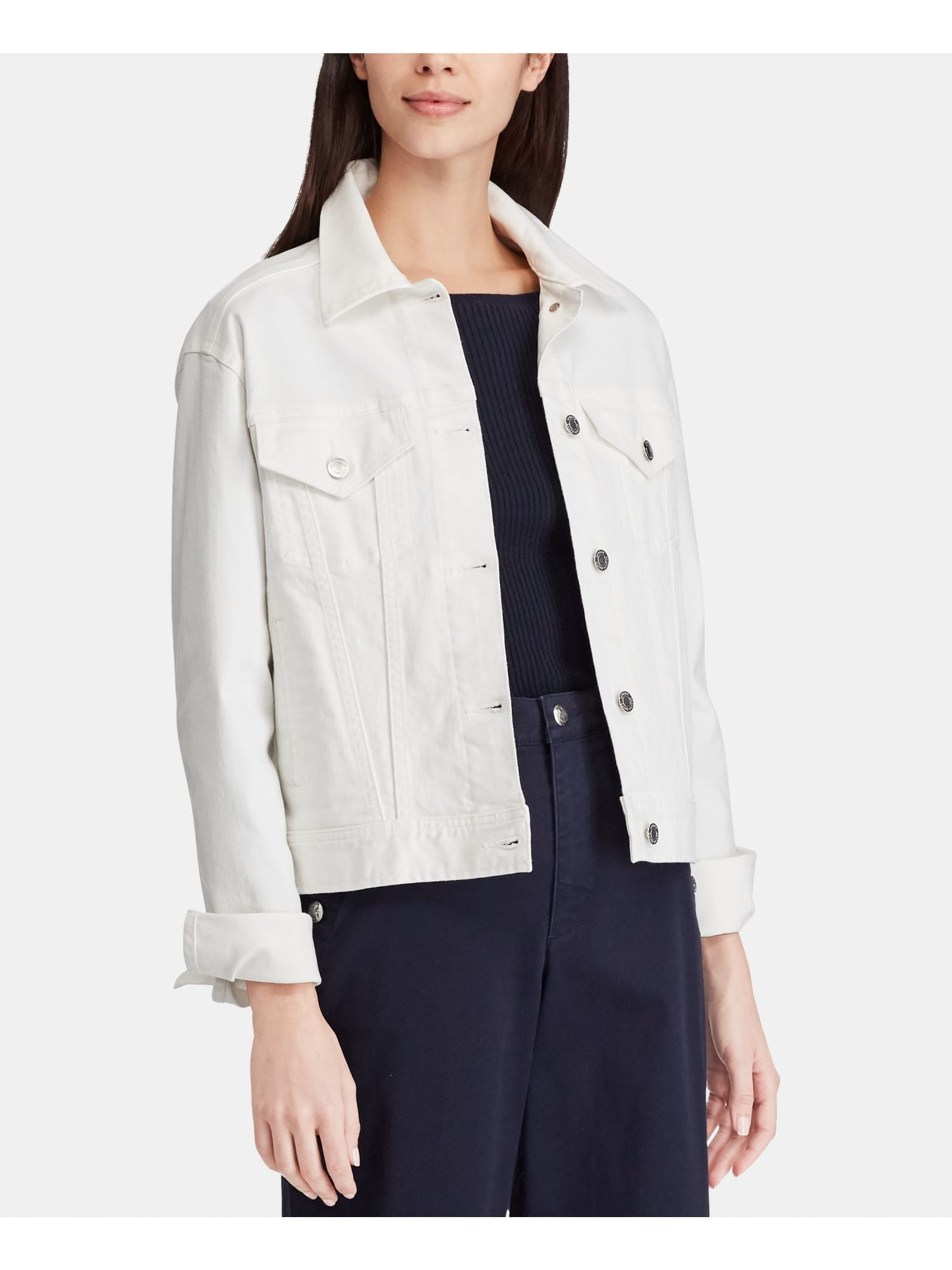 ralph lauren white jacket womens