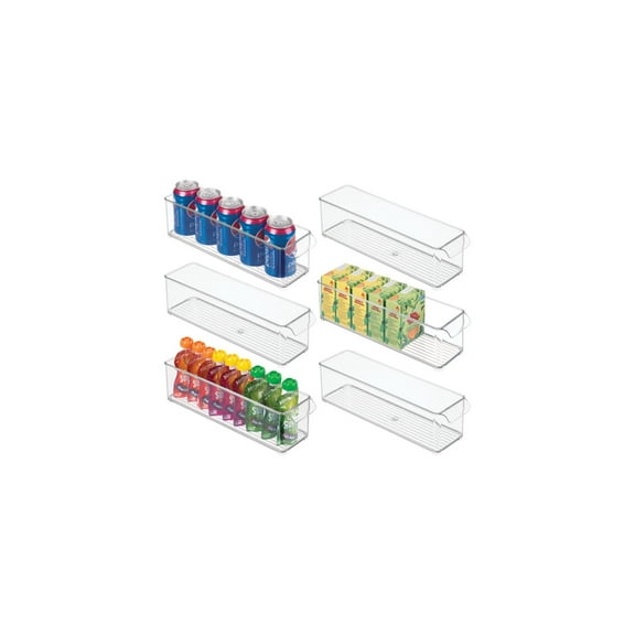 iDesign RPET Fridge Freeze Binz 4 x 4 - Deep Bin, Set of 6
