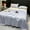 Purple, variant on EazyTech Silk Satin Bed Sheet 78.7"x90.55" Soft Washable Wrinkle Resistant Hypoallergenic Hotel Luxury Bedding