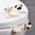 thumbnail image 4 of Toilet Lid Lifter Cartoon Lamb Puppy Shape Silicone Handle Hygienic Toilet Seat Cover Holder Adhesive Flexible Toilet Seat Lifters for Kids Bathroom Bedroom Cabinet, 4 of 8