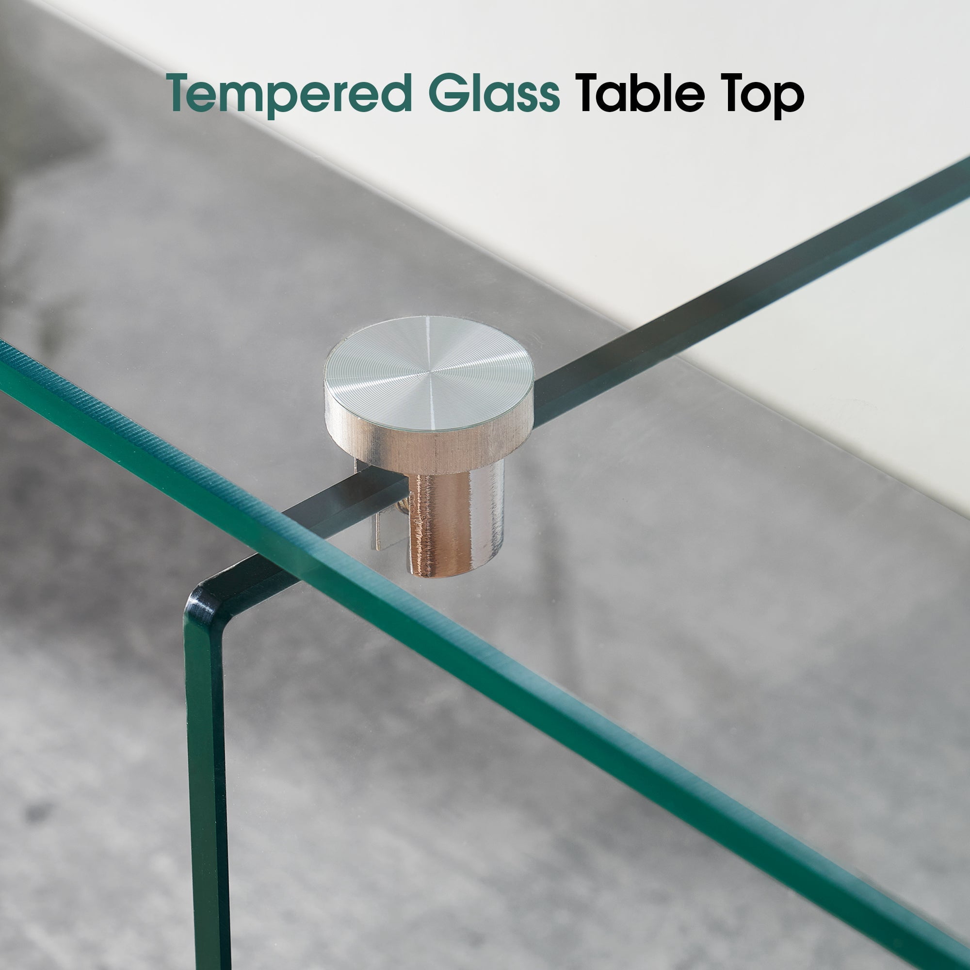 ivinta Narrow Glass Console Table with Storage Modern Sofa Table Entryway Table Glass Writing Desk Small Computer Desk TV Table Buffet Table Modern Accent Table for Small Space