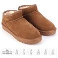 thumbnail image 2 of Botas de nieve para mujer, botines cálidos de invierno, antideslizantes, botas cortas, botines cómodos, botas con forro de piel sintética para senderismo, 2 of 9