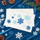 thumbnail image 4 of 300 pegatinas de copos de nieve con purpurina, pegatinas de espuma navideñas, autoadhesivas, azules y blancas, para decorar fiestas navideñas., 4 of 5