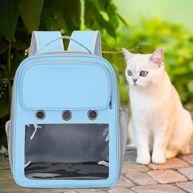 Clear backpack cat carrier deals