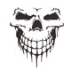 thumbnail image 4 of 2 uds pegatinas grandes de demonio aterrador para decoración de fiesta de Halloween, pegatina de coche de tigre blanco y negro pegatina de coche de tigre de terror, 4 of 5