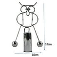 thumbnail image 4 of Columpio Balance giratorio shamjiam Juguete Litting Iron Artesanía de equilibrio de búho, 4 of 8