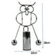 thumbnail image 4 of Oficina en hogar Decoración de escritorio Columpio Balance giratorio Juguete Litting Iron Person, 4 of 9
