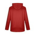 thumbnail image 5 of Stamzod Men's Fashion Sherpa Hoodie Long Sleeve Hooded Fleece Jacket Men Casual Thicked Warm Winter Coats with Pocket Red XL, 5 of 5