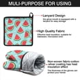 thumbnail image 7 of Summer Watermelon Kitchen Oven Mitt and Pot Holder Sets 2 Pcs for Baking, Cooking and Grilling, Heat Resistant Up To 392 °F, 7 of 7