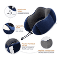 thumbnail image 2 of Almohada De Viaje Almohada De Cuello Con 100% Espuma Azul Marino, 2 of 4