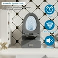 thumbnail image 4 of One-Piece Toilet,1.1/1.6 GPF Elongated Modern Toilet,Soft Closing Seat,Siphonic S-trap,LIGHT GREY 02, 4 of 7