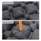 thumbnail image 5 of Almohadas de camping únicas, almohadillas de camping no unibles con almohada para acampar, mochilear y hacer senderismo en gris, 5 of 7