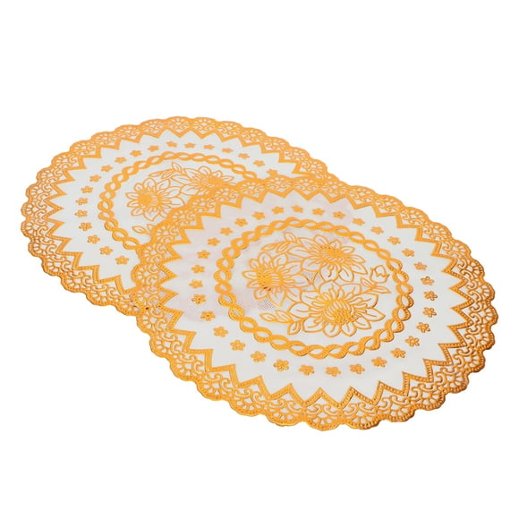 Adorno de boda, 2 uds., 38x38cm, tapetes para mesa, tapete para bebidas, tapete para tazas, materiales ecológicos