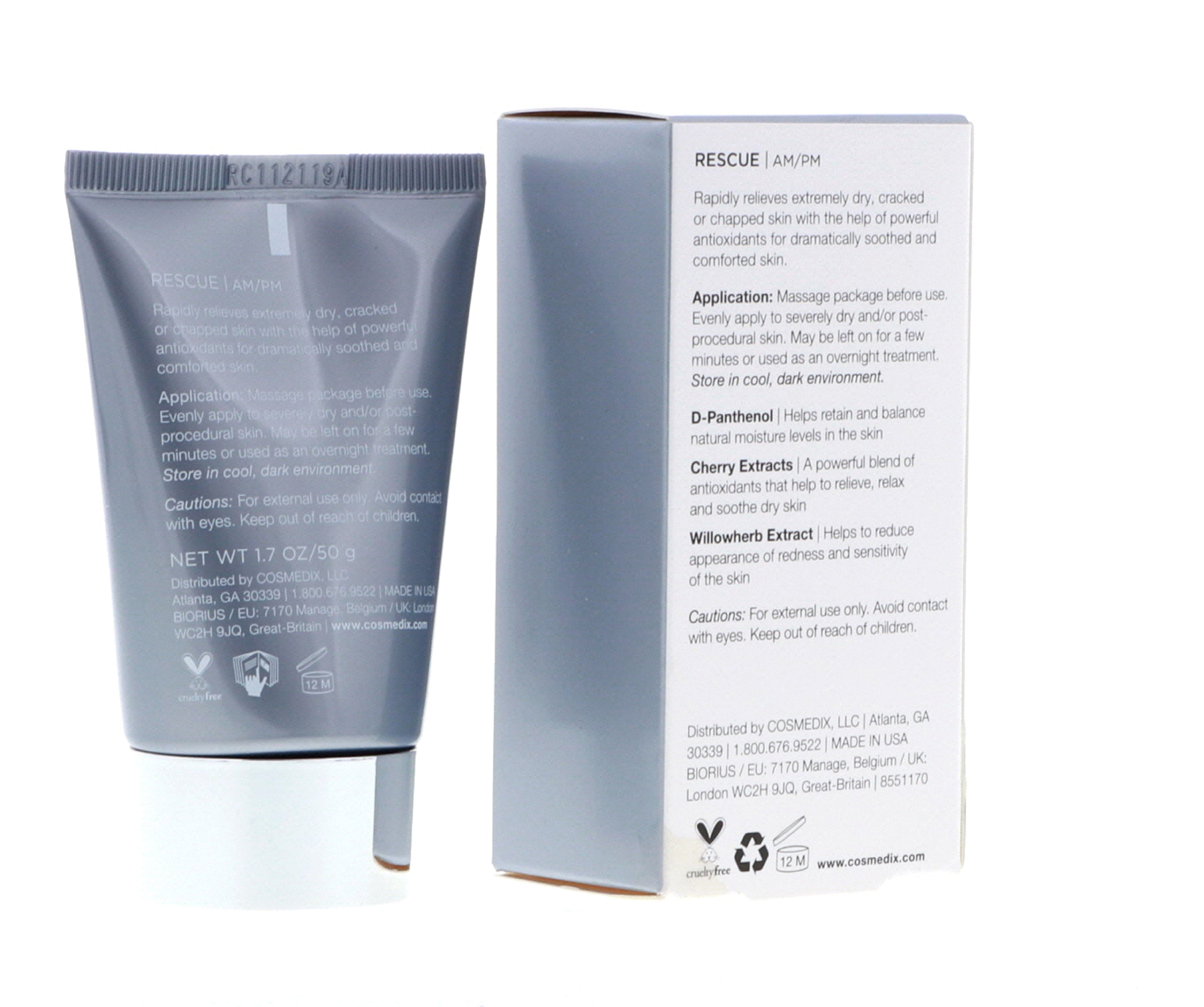 CosMedix Rescue Intense Hydrating Balm & Face Mask