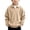 Beige, variant on Boys Polo Sweatshirt Waffle Knit Half Zip Pullover Long Sleeve Collared Relaxed Fit Lightweight Casual Outdoor Wear Dark Gray Size 3T