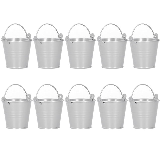 Maceta, 10PCS Maceta Mini Maceta Suculenta Maceta de Hierro Durabilidad probada en el Tiempo Jadeshay A