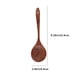 thumbnail image 3 of Set de cuchara y espátula de madera de teca para sartenes antiadherentes - Utensilios de cocina de 3 piezas para cocinar, mezclar y ensalada, 3 of 6