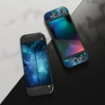 thumbnail image 4 of PlayVital ZealProtect Soft Protective Case for Nintendo Switch OLED, Flexible Protector Joycon Grip Cover for Nintendo Switch OLED with Thumb Grip Caps & ABXY Direction Button Caps - Blue Nebula, 4 of 9