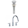 thumbnail image 1 of American Imaginations 13.5-in. W Bathroom Faucet Set Chrome AI-8023, 1 of 1
