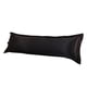 thumbnail image 2 of Funda de Almohada de Cuerpo Elegante de Seda Accesorio de Colores Diferentes DIY Negro 48x120cm Zulema Funda de almohada de cuerpo largo de seda, 2 of 7
