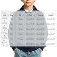 thumbnail image 3 of SERTGUTR Boys Waffle Knit Jacket Turn Down Collar Full Zipper Long Sleeve Pocket Design Solid Color Casual Top Everyday School Fall Winter Coat, 3 of 9