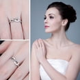 thumbnail image 2 of Womens 925 Sterling Silver Figure 8 Infinity Ring, Elegant Design, Pure Silver Metal, Fashion Jewelry for Everyday Wear, 2 of 5