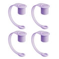 thumbnail image 7 of Opvise 4Pcs Silicone Straw Cover Set for 20oz 30oz 40oz Tumblers Easy to Clean Cute Durable Straw Topper Hats White, 7 of 7