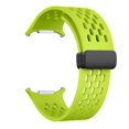 thumbnail image 3 of Dwitch Magnetic Sport Band Compatible with Samsung Galaxy Watch Ultra Bands 47mm, Soft Silicone Breathable Replacement Strap with Magnetic Buckle for Galaxy Watch Ultra 2024 Women Men,Fluorescentgreen, 3 of 6